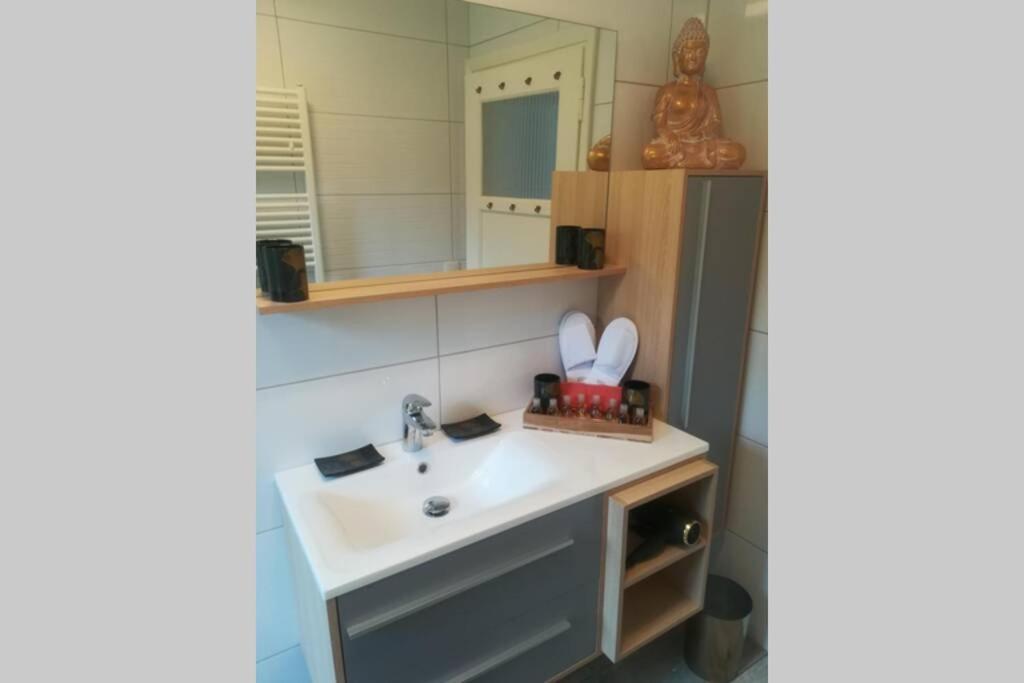 Gîte L'à côté, bungalow plain-pied sans vis-à-vis. Spa Extérieur photo